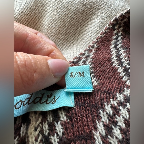 Goddis Woman's Bohemian Daria Throw on Cardigan Red Rock Canyon, Size S/M - Picture 5 of 8